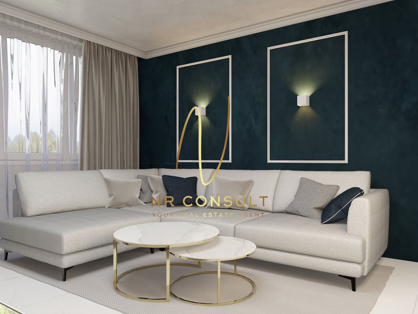 Елегантен нов апартамент с дизайнерски интериор в Люлин 4! - 0